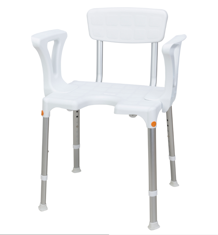 Cadeira de Banho com Braços e Costas