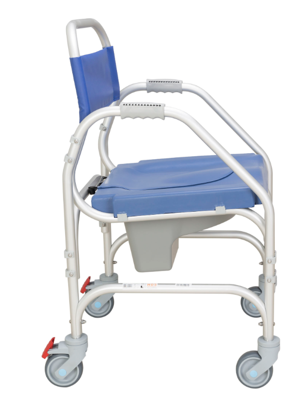 Cadeira Sanitária com 4 Rodas